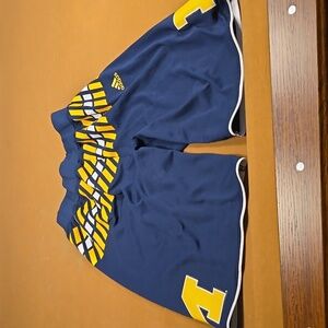 Michigan adidas basketball shorts